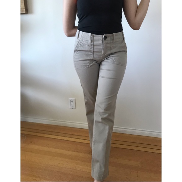 Banana Republic khaki dress pants petite - Picture 2 of 3